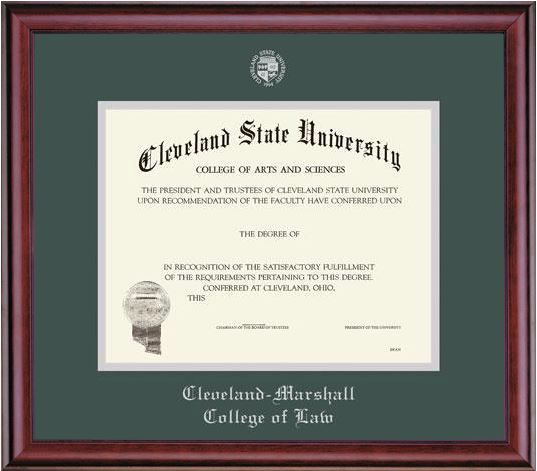Cleveland State University 11 x 14 Classic Diploma Frame - Law (11/22-Present)