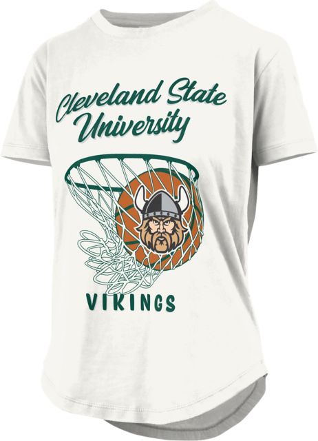 Cleveland State University Vikings Basketball Women's Short Sleeve T-Shirt