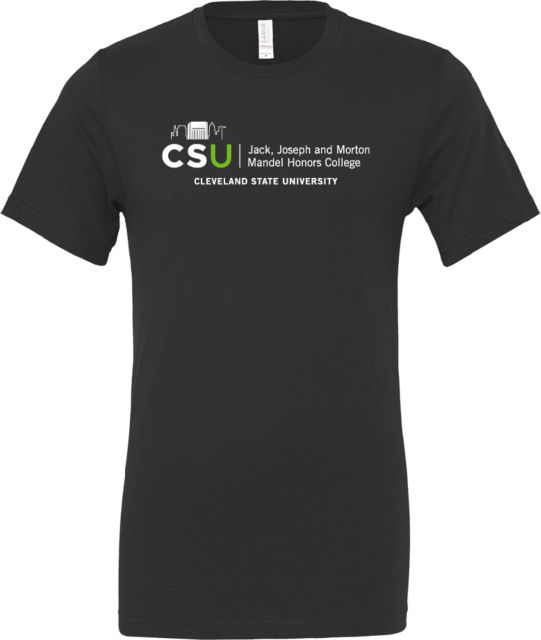Cleveland State Bella + Canvas Jersey Cotton T Shirt CSU Honors College - ONLINE ONLY