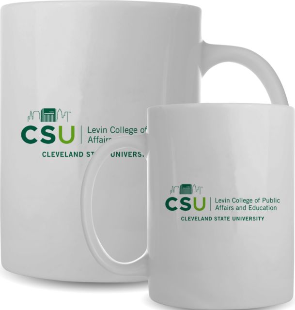 Cleveland State Full Color Mug 15oz CSU College of Affairs and Education - ONLINE ONLY