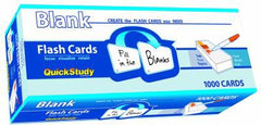BLANK FLASH CARDS UPDATED