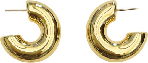 EAR THICK HOOP GOLD